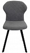 стул Марио нога черная 1Q3015 (Т180 светло-серый)