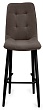 стул Бакарди барный нога черная 700 (Т173 капучино)