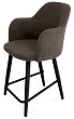 стул Эспрессо-1 полубарный-мини нога черная 500 (Т173 капучино)