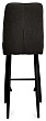 стул Бакарди барный нога черная 700 (Т190 горький шоколад)