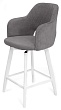 стул Эспрессо-2 полубарный нога белая 600 360F47 (Т180 светло-серый)