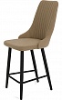 стул Клэр полубарный нога черная 600 (Т184 кофе с молоком)