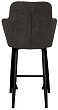 стул Йорк полубарный нога черная 600 (Т190 горький шоколад)