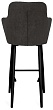 стул Йорк барный нога черная 700 (Т190 горький шоколад)
