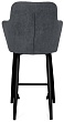 стул Йорк полубарный нога черная 600 (Т177 графит)